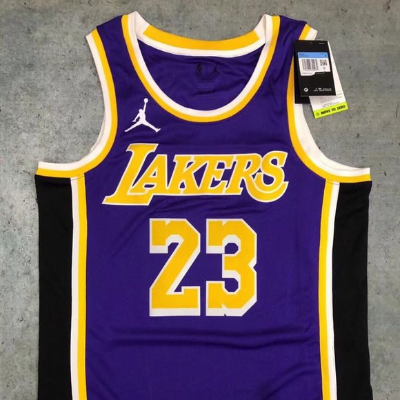 Jordan SW Fan Edition 2020-21 Los Angeles Lakers James No. 23 - Picture 1 of 2